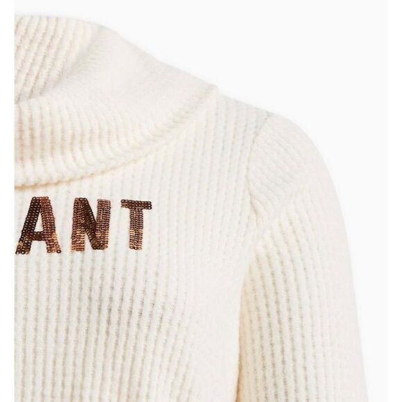 Torrid Women’s Plus Sequined Sweater Top - Picture 6 of 7